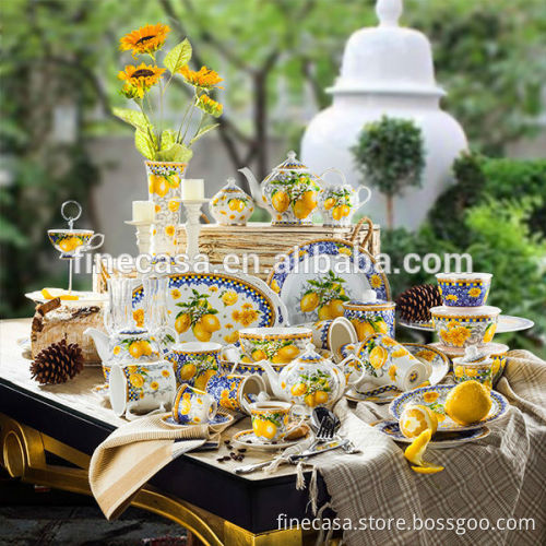Elegant Style New Bone China Airtight Ceramic Food Storage Container